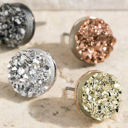 Twila Druzy Sparkle Earrings | 3 Colors
