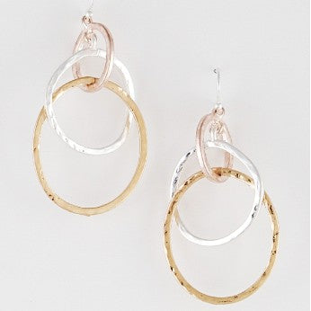 Kaci Mixed Metal Chainlink Earrings
