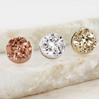 Twila Druzy Sparkle Earrings | 3 Colors